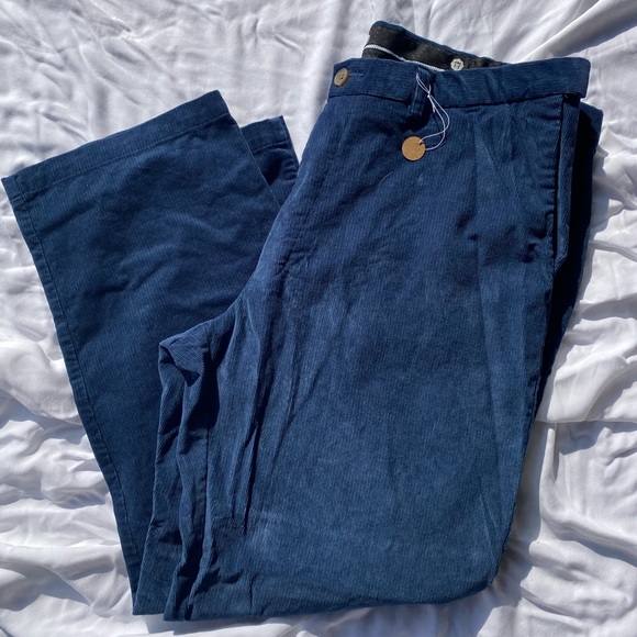 Blue corduroy Men’s Pant - Picture 1 of 2
